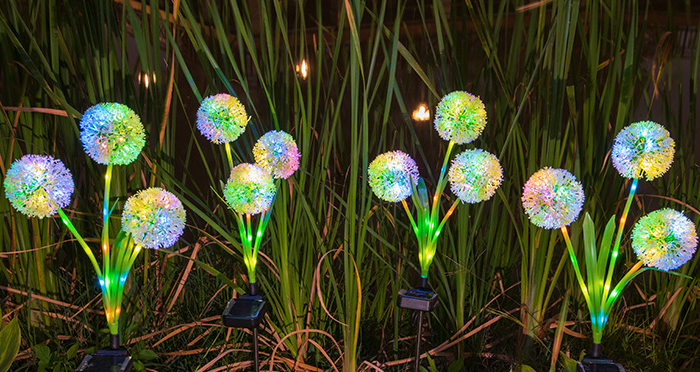 LED Solar Dandelion Garden Light