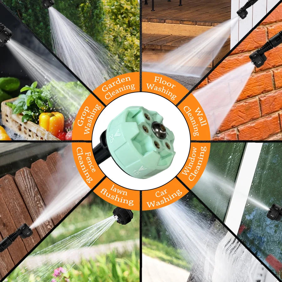 Cordless Pressure Washer Gun 6-in-1