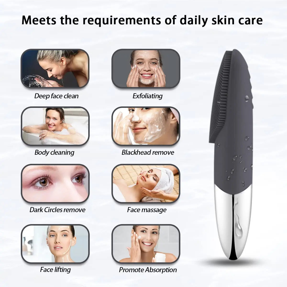 Silicone Facial Cleansing Brush