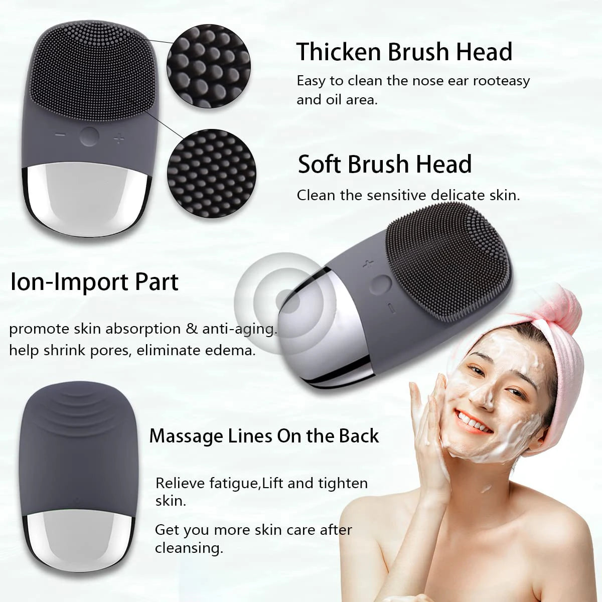 Silicone Facial Cleansing Brush