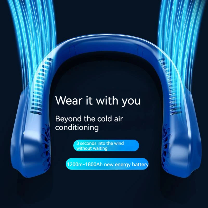 Bladeless Rechargeable Neck Fan