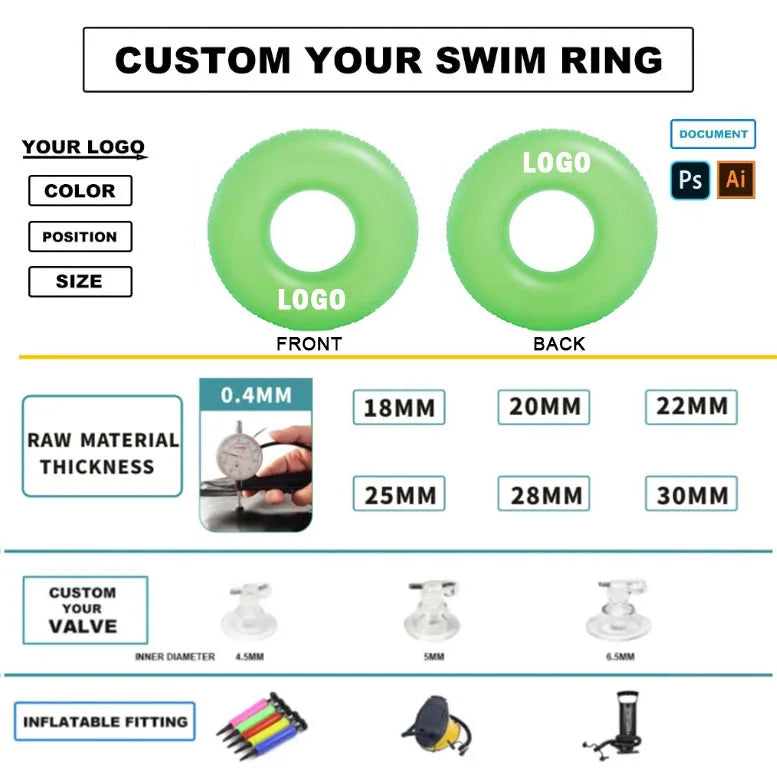 Inflatable Donut Swim Ring
