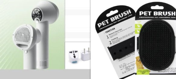 Smart Pet Hair Dryer & Grooming Comb