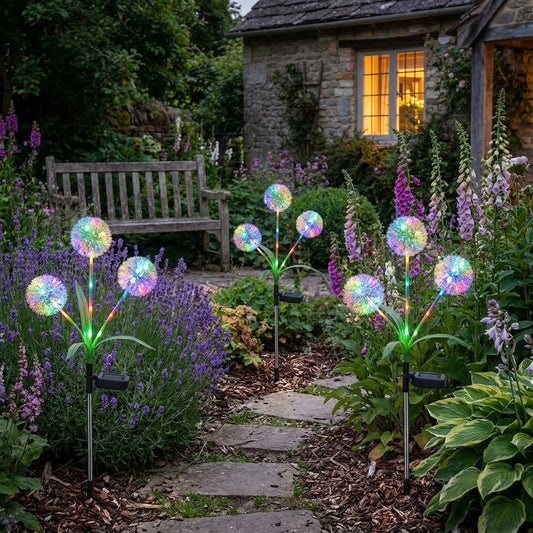 LED Solar Dandelion Light lifestyle