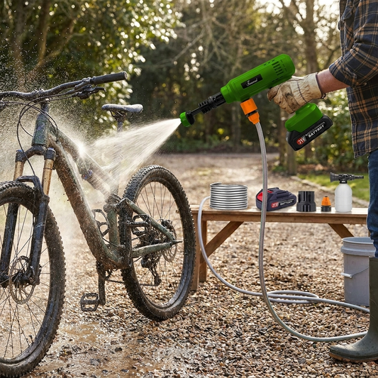 Cordless Pressure Washer Gun 6-in-1 lifestyle