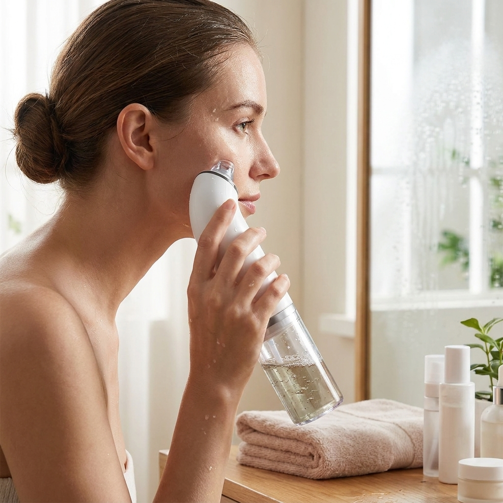 Small Bubble Pore Cleansing Device lifestyle